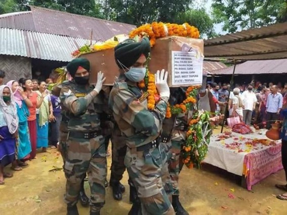 Nation salutes brave martyr Bijoy Debbarma for sacrificing life for Country in Indo-China Border Nation salutes brave martyr Bijoy Debbarma for sacrificing life for Country in Indo-China Border